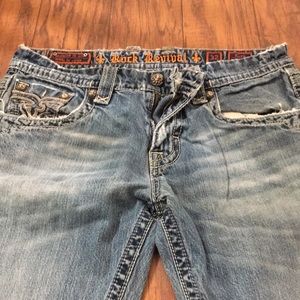 Rock Revival Jeans - Size 32 - Leon, straight leg